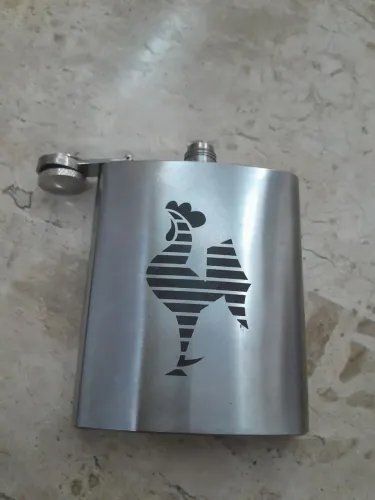 CANTIL ds bolso em aço Inox escovado, 220 ml loja oficial Galo 