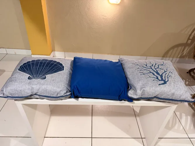 Kit com 3 almofadas 