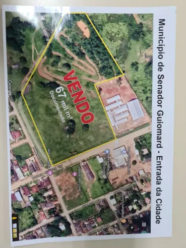 Vende se terreno em Senador Guiomard