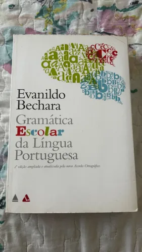 Livro gramática escolar da língua portuguesa