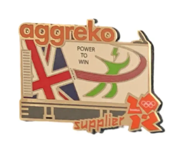 Pin Aggreko o mais cobiçado das Olimpíadas Londres 2012