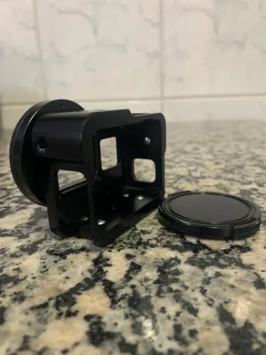 Case alumínio + filtro UV para GoPro