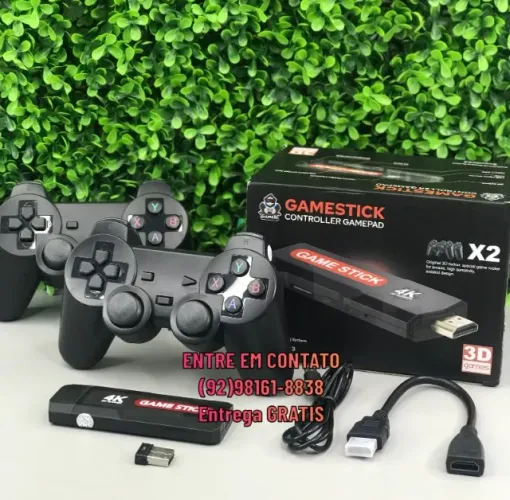 Game Stick 30 mil Jogos Nostalgicos x2 - Entrega das 9 até 22hrs 