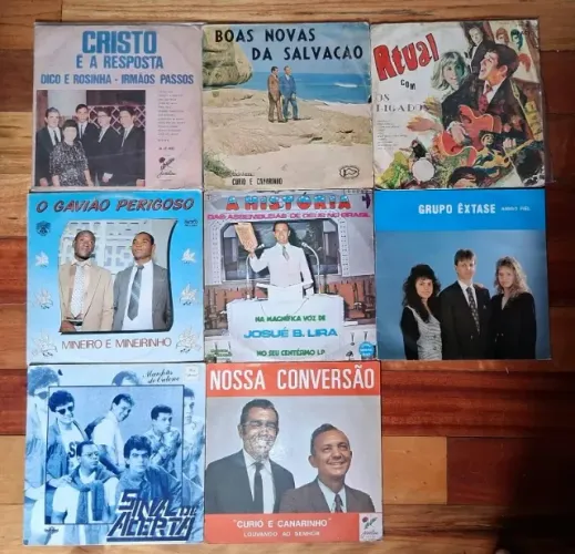 Lote / coleção de discos de vinil gospel