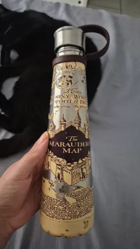 Garrafa térmica Harry potter mapa do maroto ler descrição