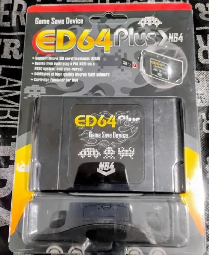 Everdrive Nintendo 64 Ed64 Plus Flashcard + Cartão SD 16GB (Novo)