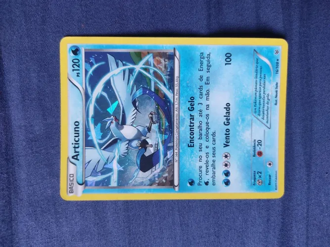 Articuno lendário holográfico 2015 - pokémon tcg
