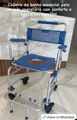 Cadeira de banho alumínio