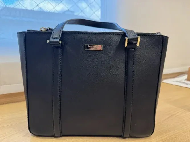 Bolsa de Couro Preta - Kate Spade