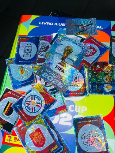 Todas as figurinhas da copa