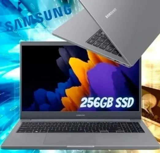 Notebook Samsung Book Celeron DUAL- CORE Cinza 8gb 256gb Ssd 15,6'' W11