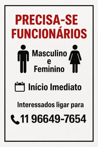 Vaga para repositor 