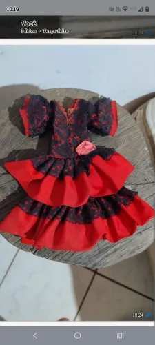 Vestidos Barbie e Susi anos 80
