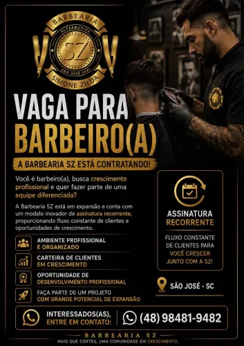 Vaga de Barbeiro(a) 