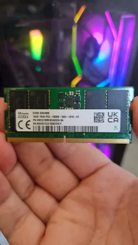 Leia - Memória RAM ddr5 notebook 16gb 4800mhz Sk hynix