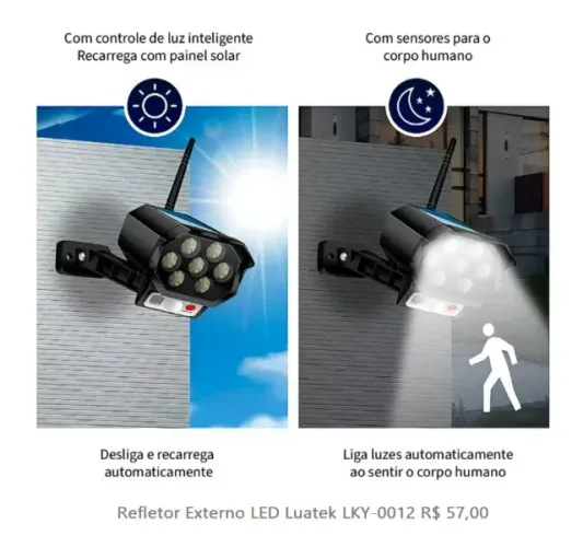 Refletor Externo LED Luatek LKY-0012