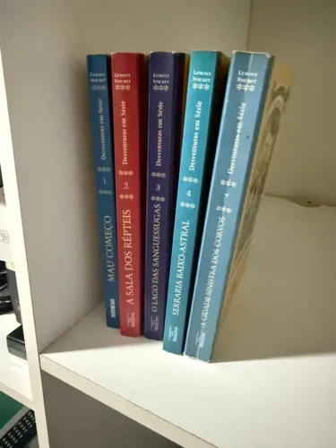 Livros Desventuras em Série 1 2 3 4 e 7