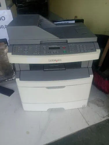 Impressora Laser Multifuncional Com Xerox e Scanner Lexmark X364dn Duplex e Rede + Toner