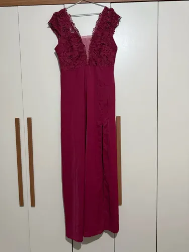 Vestido de Festa Marsala Shein Tam. G - NOVO | R$52,00