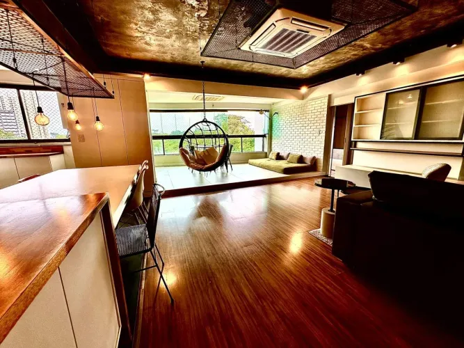 Apartamento Mobiliado para Locação, Monteiro, 4 dormitórios, 3 suítes, 5 banheiros, 2 vaga