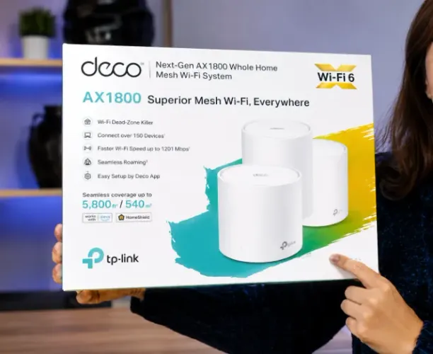Roteador Wireless TP-Link Deco X20 AX1800 (3-Pack) 1201MBPS