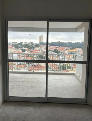 Porta de vidro de correr para sala ou cozinha