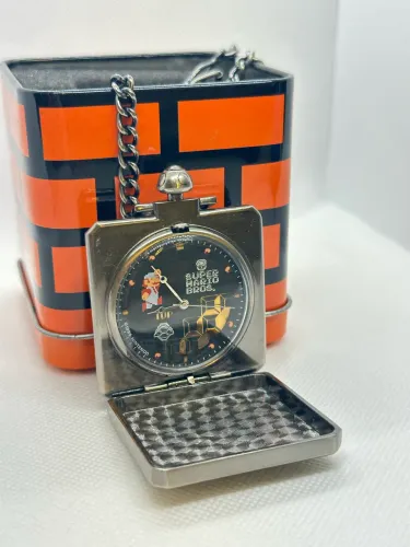 Relógio de Bolso Super Mario Bross
