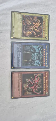 Cards Yu-gi-oh deuses egípcios Colecionaveis