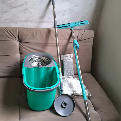 Kit mop noviça 2 águas e rodo flat 360°