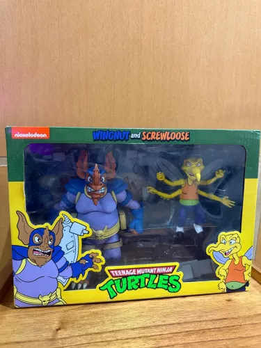 Wingnut e Screwloose - viloes As tartarugas Ninjas Neca 