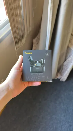 Maono Wave T1 Mini WM622 - Microfone de Lapela Sem Fio USB-C