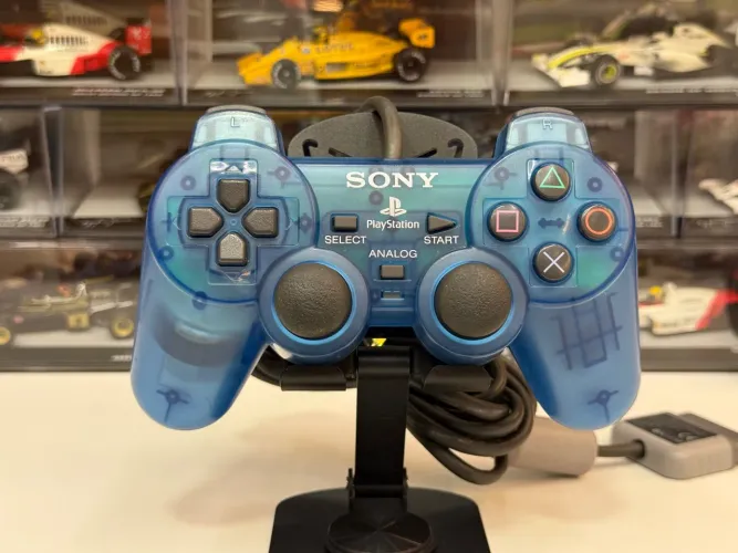 Controle Playstation 1 Original Ocean Blue Dualshock - Japan