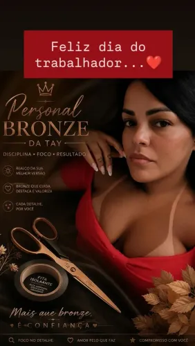 Preciso de uma ajudante pra trabalhar no espaço de bronzeamento. 