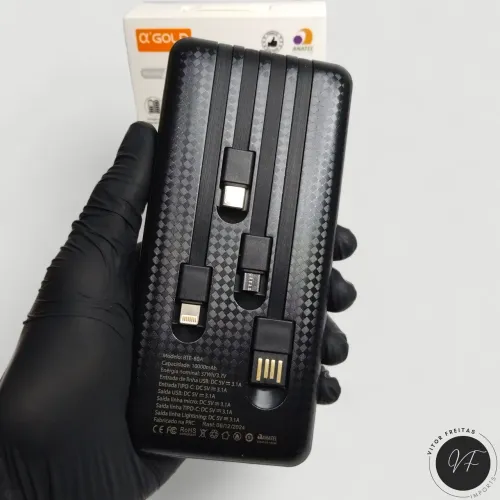 Carregador Powerbank 10.000mAh | Entrega Grátis em VCA