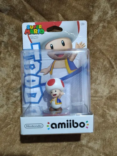 Toad Super Mário - Amiibo Nintendo 