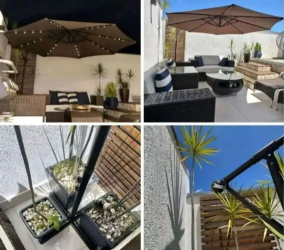OMBRELONE a Luz Solar Novinho Gira 369 Entrego