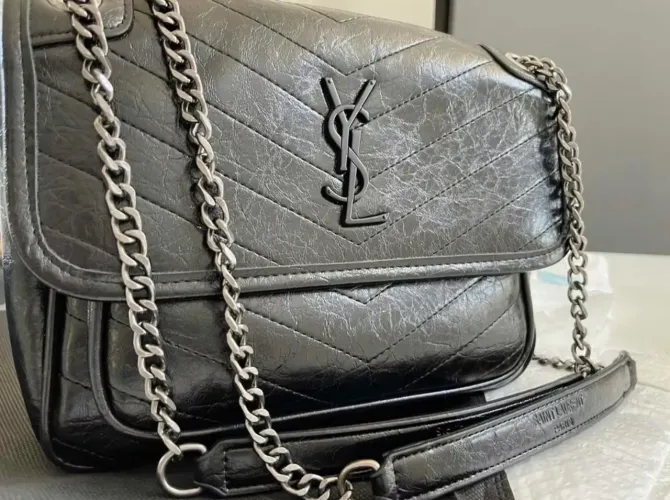 Bolsa Feminina Saint Laurent Large Niki shoulder Bag 