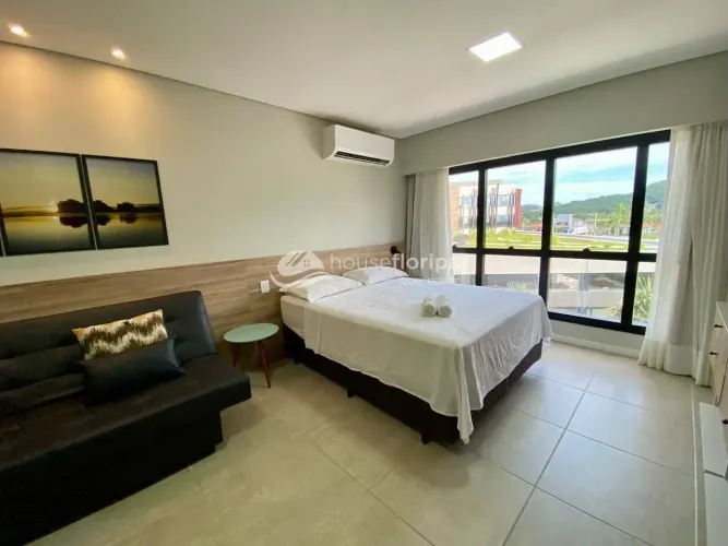Oportunidade no Oka Floripa! Studio completo com vaga de garagem e vista para as montanhas