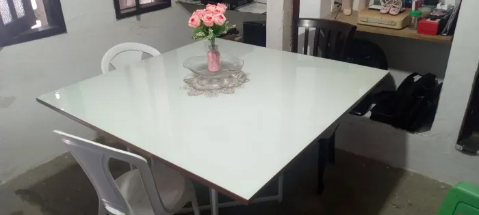 Tampo de Mesa - Vidro com MDF. PREÇO BARATO