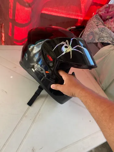 Capacete ASX preto