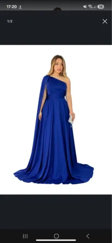 Vestido de formatura azul