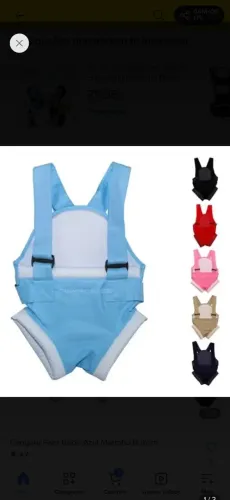 Bebe canguru azul bebe novo