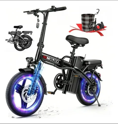 Bicicleta elétrica oimotoo s6 autonomia 35km/h 450w freios a disco e retrovisores.
