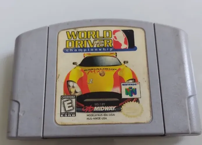 Cartunho World Driver Championship Original Para Nintendo 64