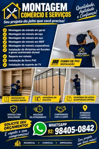 Montagem comércio e serviços 