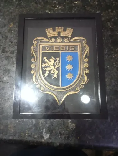 Vendo Quadro decorativo de Brasão heráldico Família Viebig