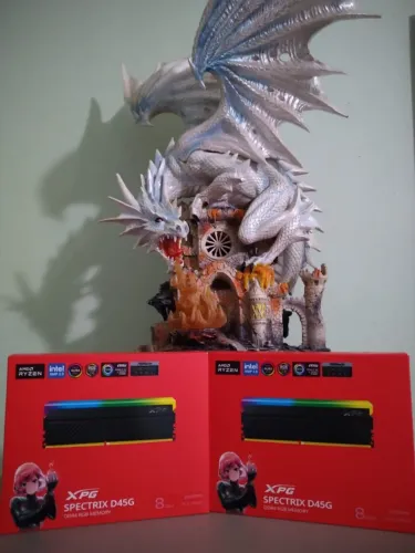 Memória DDR4 16GB 2x 8GB XPG 3200Mhz Lacrada