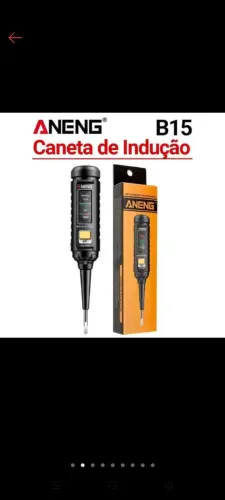 Caneta Teste de Fase ANENG B15 | Detector de Corrente Elétrica | Segurança e