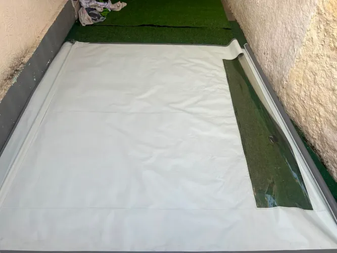 Toldo cinza 2.5mt por 3 comprimento