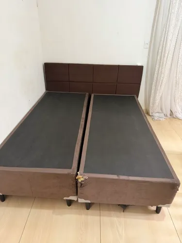 Cabeceira e base cama queen